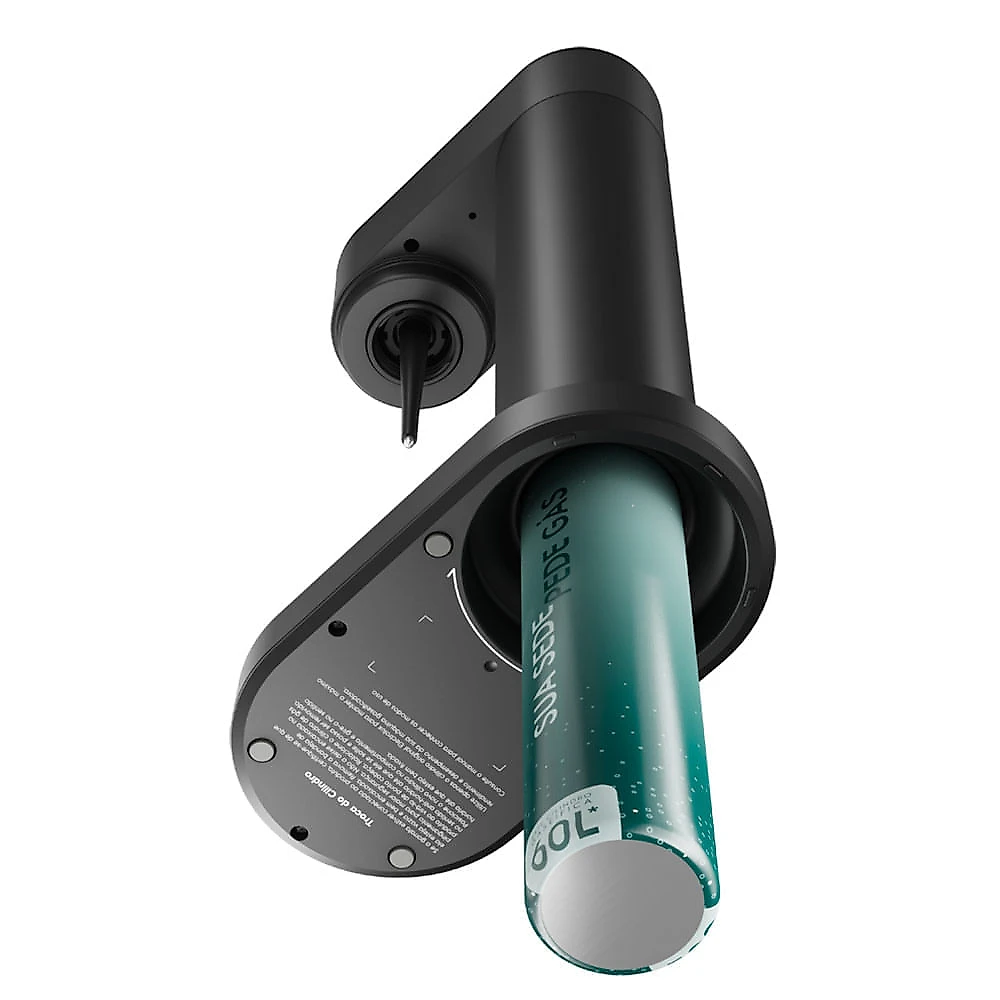 Máquina para Gaseificar Água com Gás Efficient Preta com Cilindro e 2 Garrafas ESM03 - Electrolux