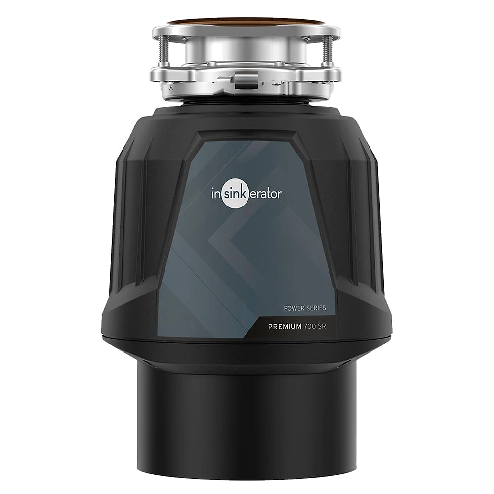 Triturador de Resíduos Alimentares Premium 700 Cinza e Preto - Insinkerator