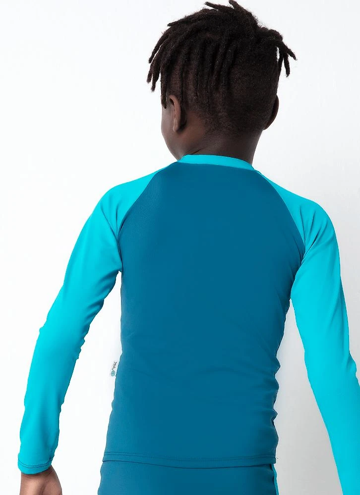 Camiseta com proteção solar menino submarino