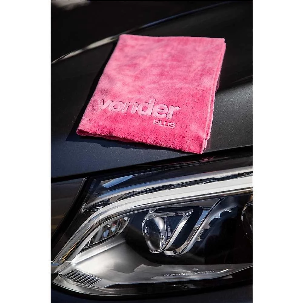 Toalha 40x60cm 400gsm Microfibra Rosa Vonder Plus