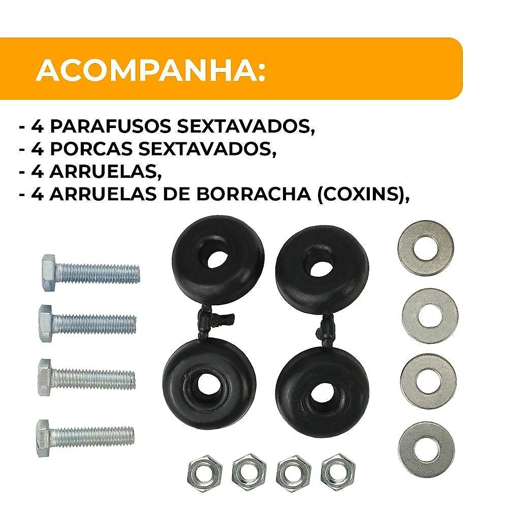 Suporte Aço Evaporadora Ar Condicionado 600mm + Suporte Aço Condensadora 48 A 60.000 1 Unidade