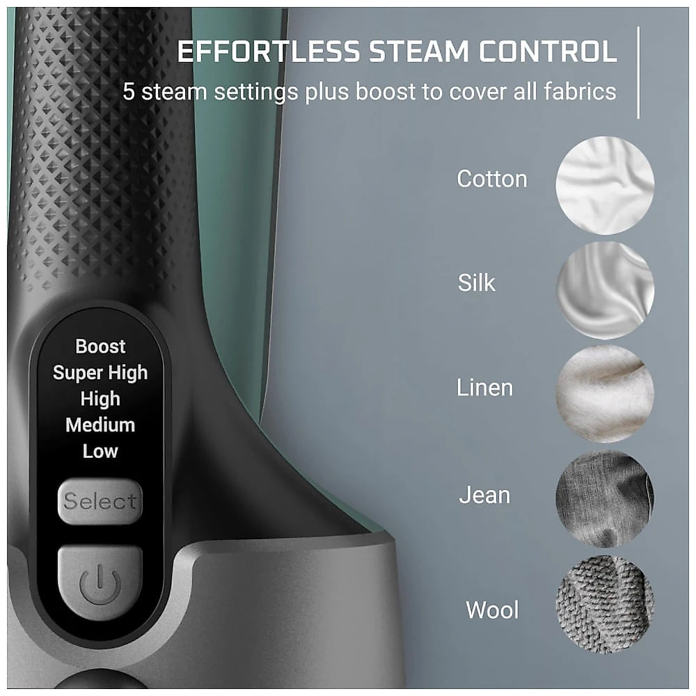 Rowenta Handheld Steamer for Clothes, Ferro a Vapor 2 em 1 Pure Force de 1875W, Vaporização Vertical e Horizontal, Leve e Seguro