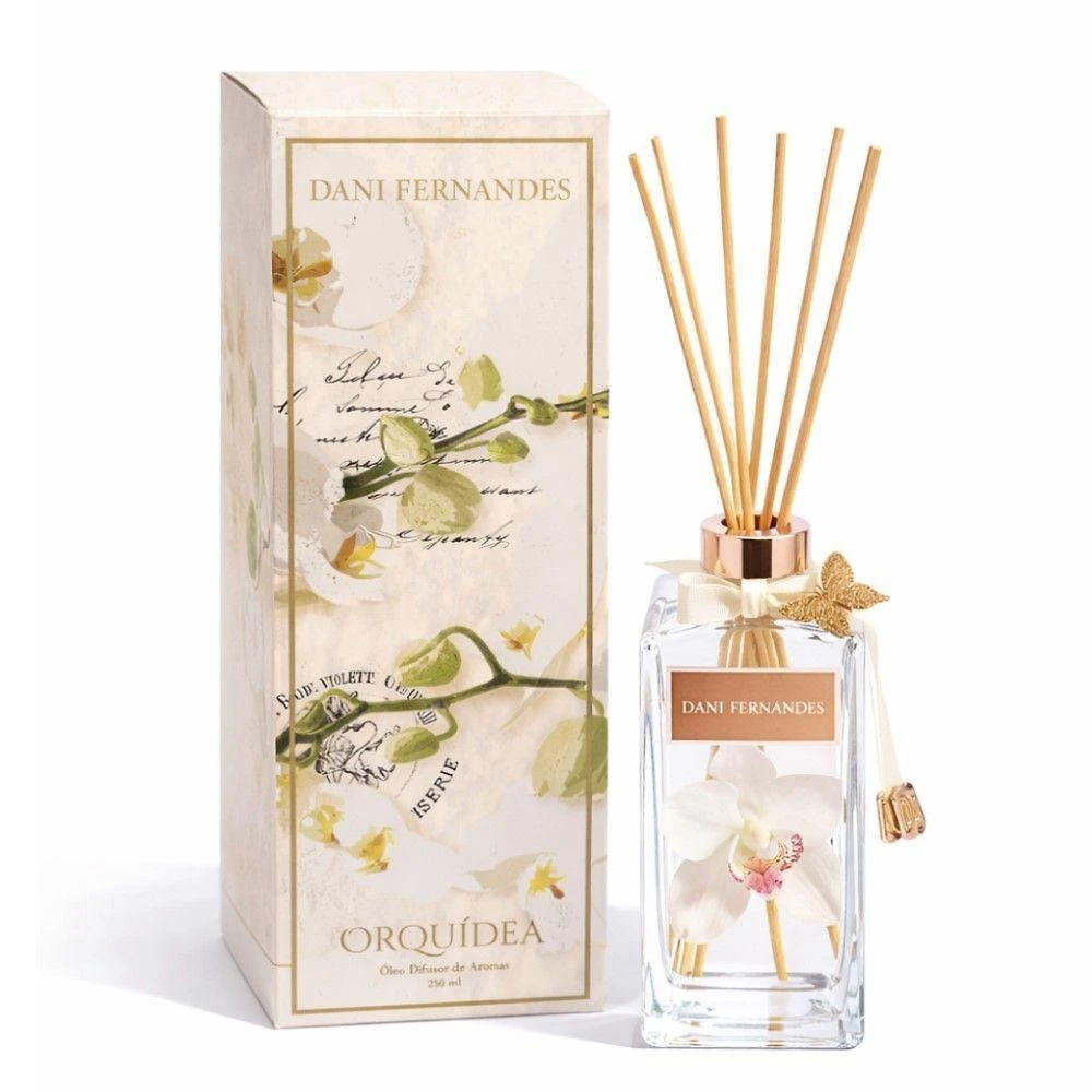 Difusor de Perfume Orquídea 250ML Aromático Fresco Dani Fernandes