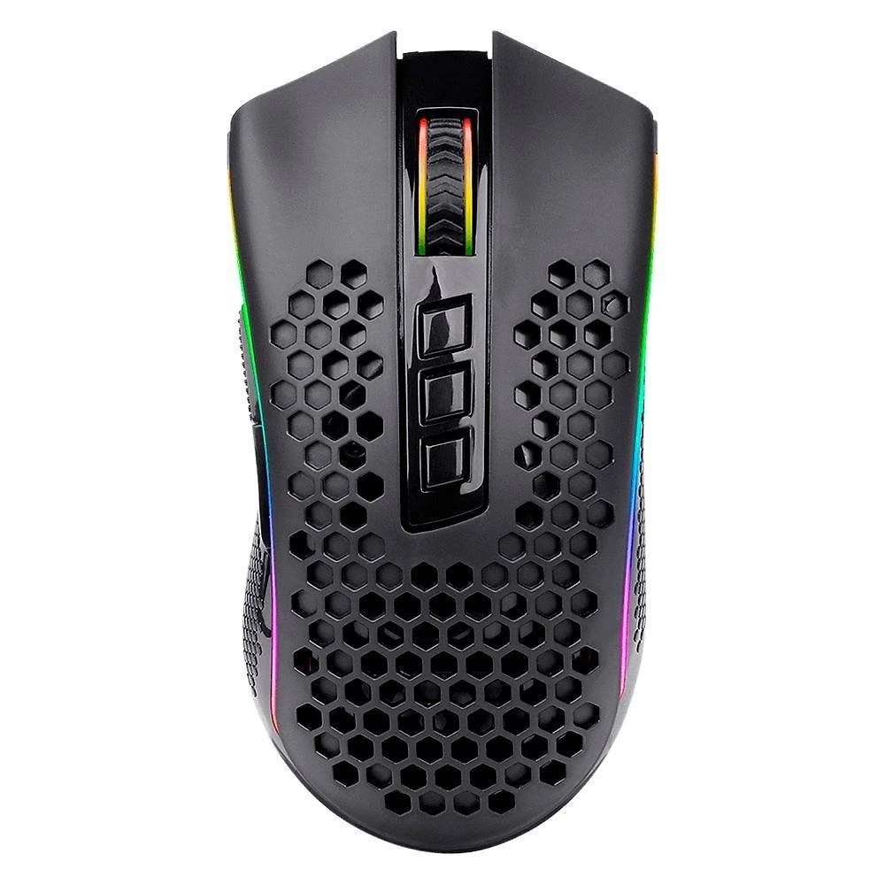 Mouse Gamer M808-KS Storm Pro Wireless com Sensor 16000 DPI RGB Preto Redragon