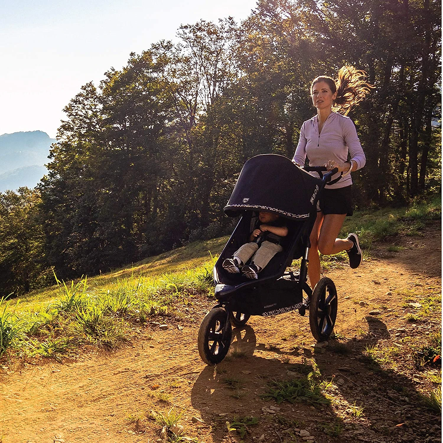BOB Gear Alterrain Pro Carrinho de Bebê para Passeio com Freio Ergonômico para até 75 kg