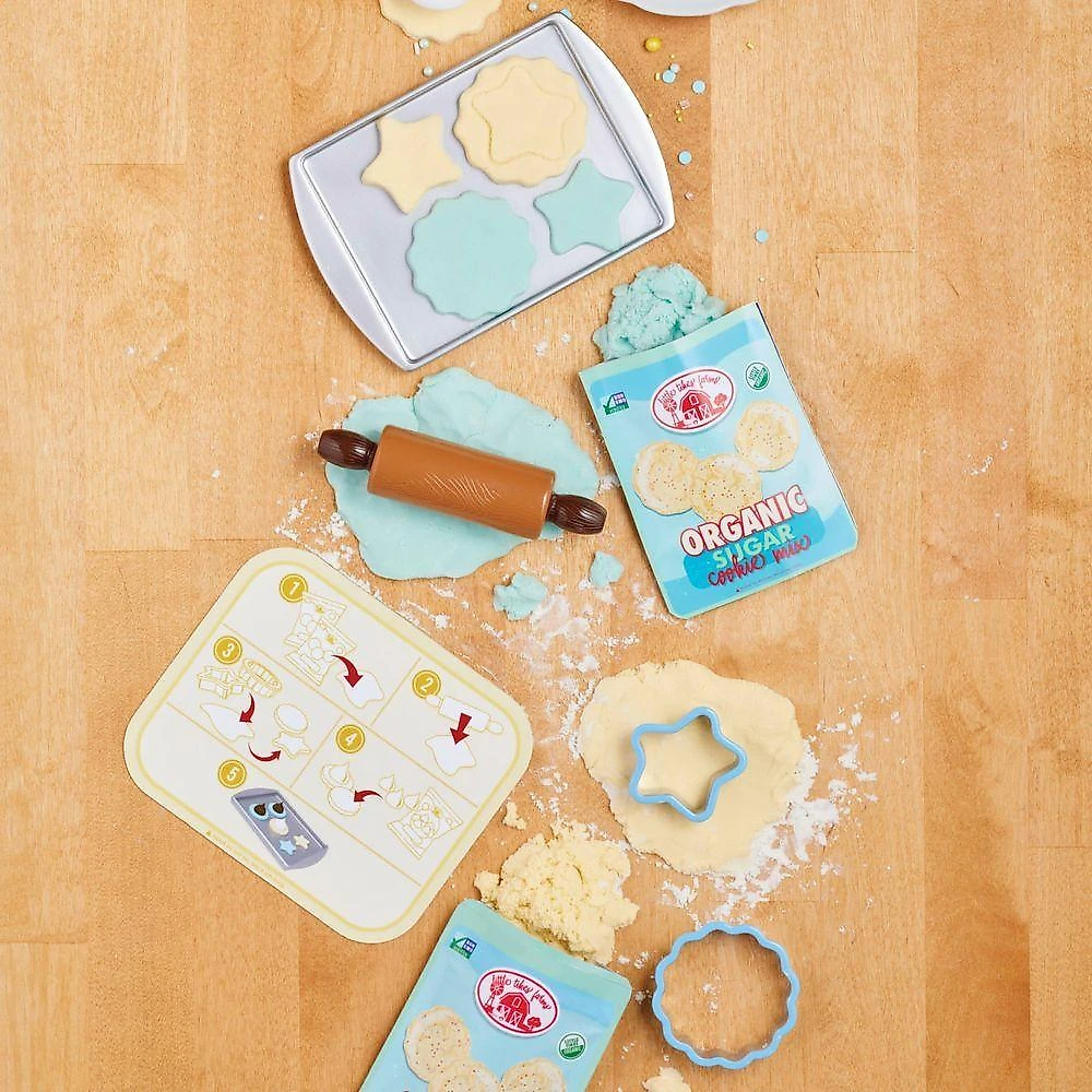 Kit de Biscoitos de Brinquedo Creative Chefs com Ingredientes Reutilizáveis Azul Creative
