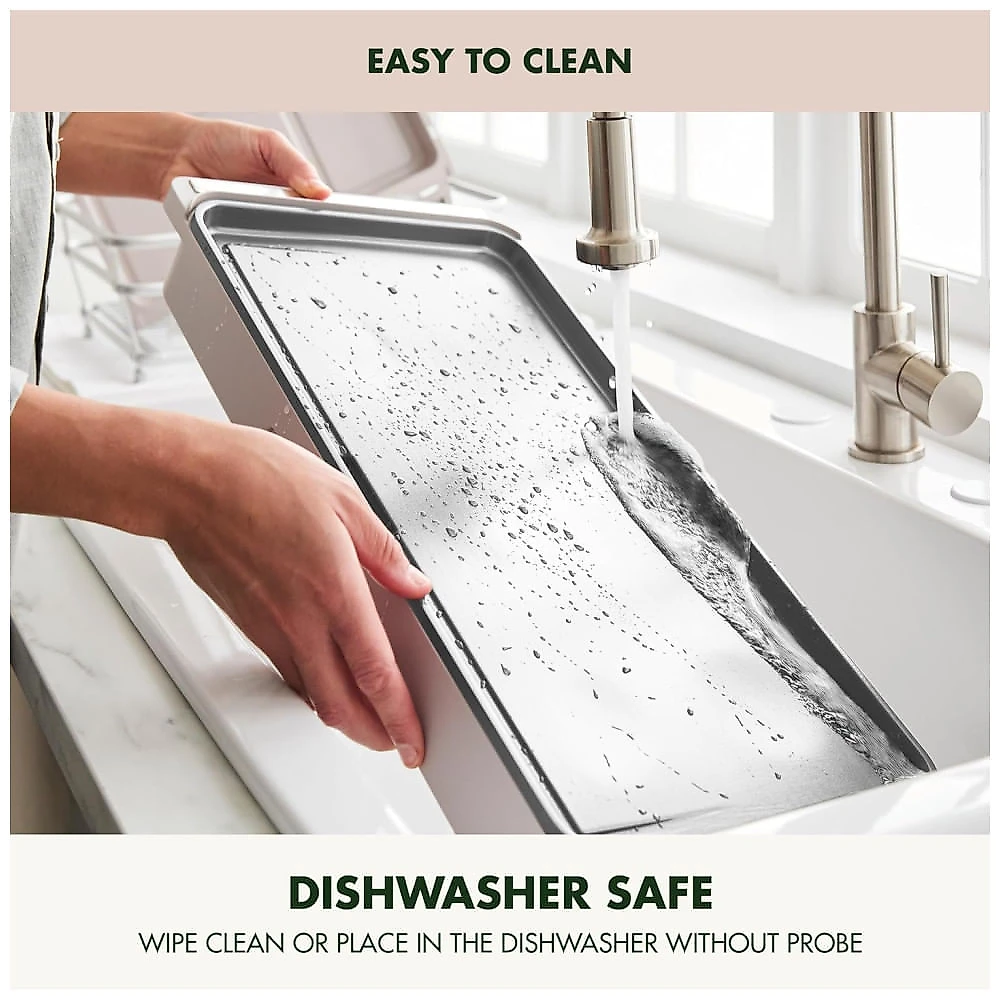 Chapa Elétrica GreenPan Advanced 26,5x50 com Gaveta Aquecida, Revestimento Cerâmico Antiaderente Livre de PFAS, Controle de Temperatura, Refeições