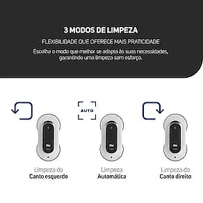Robô de Limpeza WAP ROBOT W500 POLICLEANER 72W Controle Remoto Bivolt