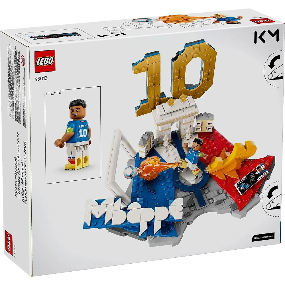 Lego® editions - destaques do futebol - kylian mbappé colorido