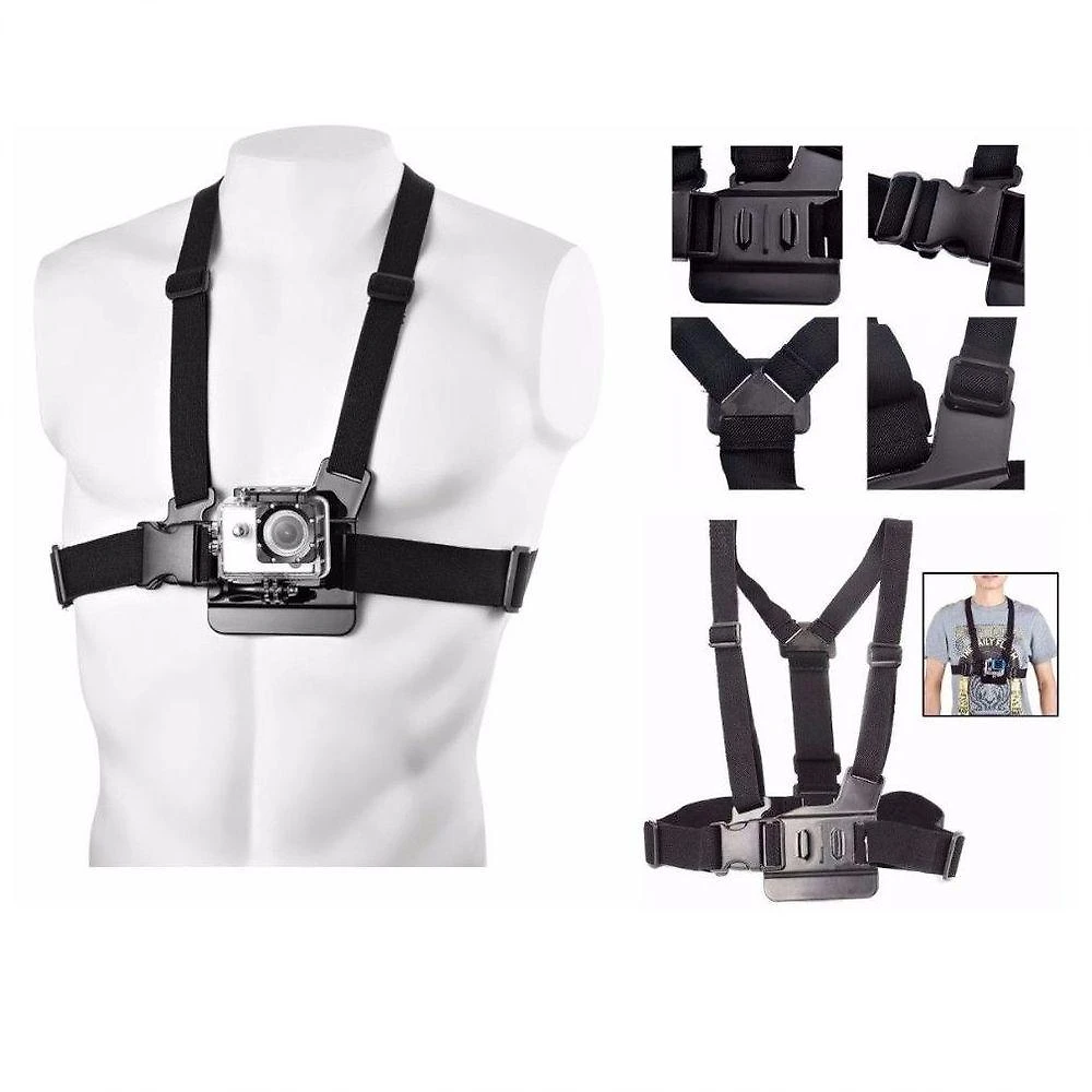 Suporte de Peito Chest Mount Harness de Câmeras GoPro e Similares