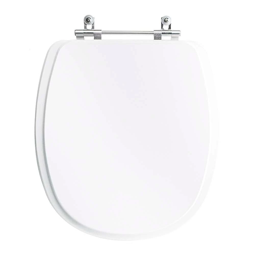 Assento Sanitário Loren One Alongado Resina Plástica Parafusado Convencional Branco Pontto Lavabo
