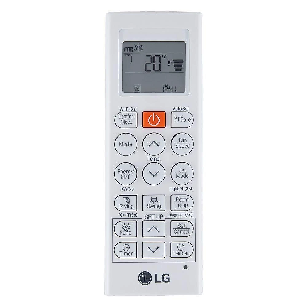 Ar-condicionado lg dual inverter voice +ai artcool  18.000 btu frio 220v - s3-q18klr1b