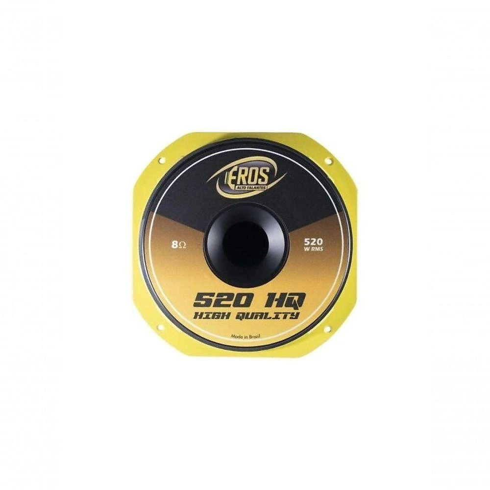 Alto Falante para Som Automotivo E-520 HQ 4R 10 520W RMS com Potência em Caixa Eros