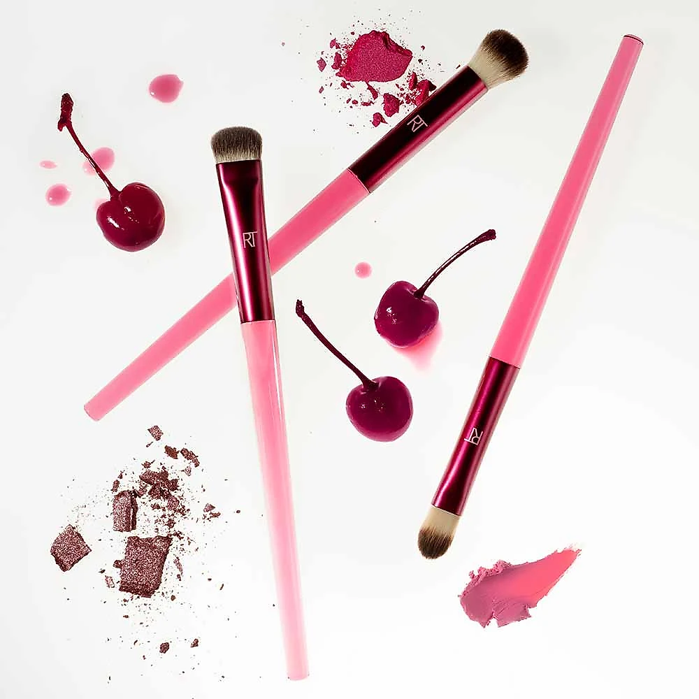Kit de Pincéis Real Techniques Cherry On Top MesmerEYES Brush Trio Kit