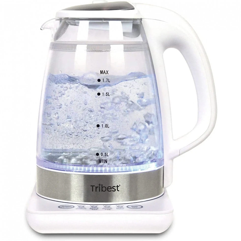 Chaleira Elétrica Tribest GKD450 1.7L com Desligamento Automático, 110V, Branca