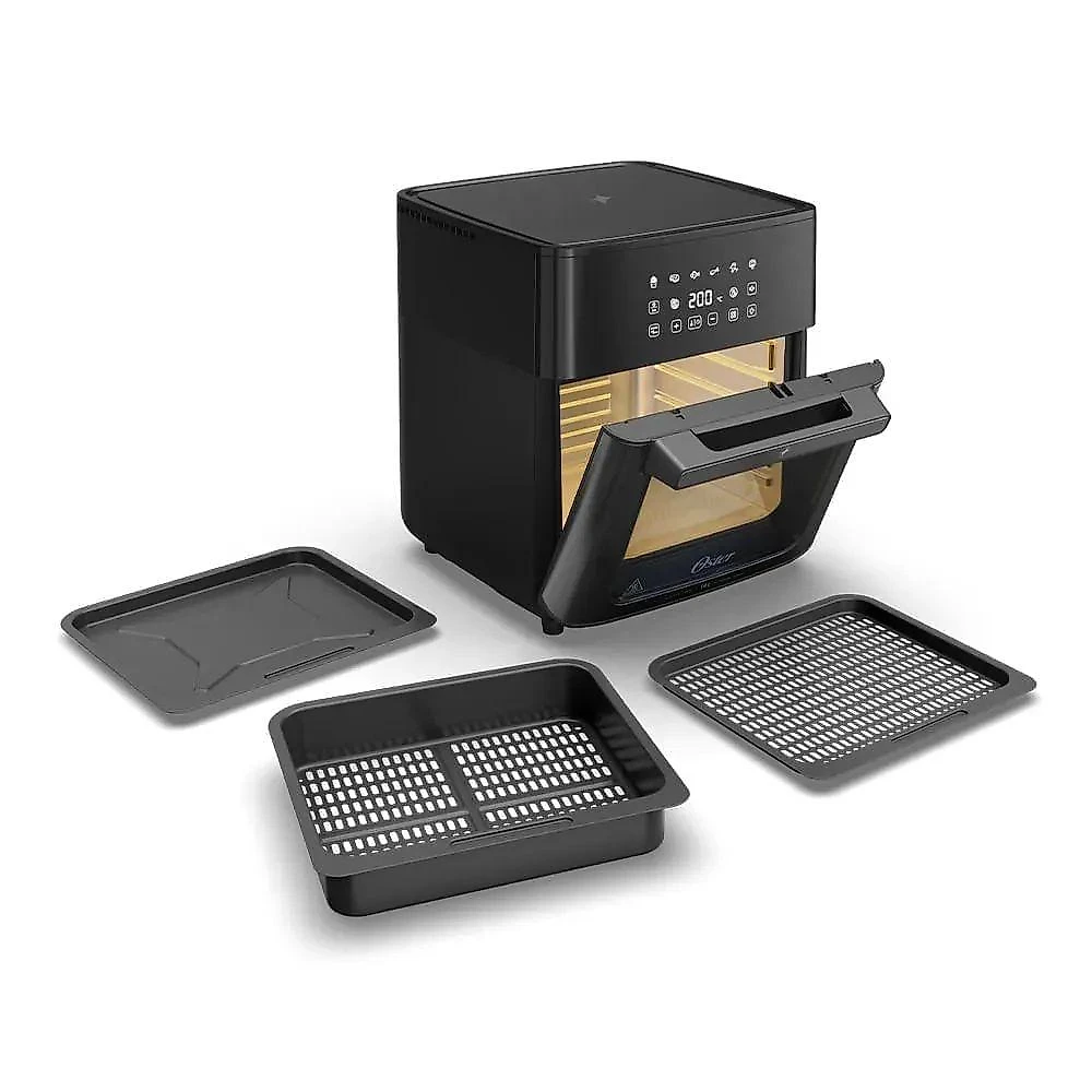 Fritadeira Oster Oven Fryer 14L Digital Touch 3 em 1 Air Fryer e Forno Preta 110V