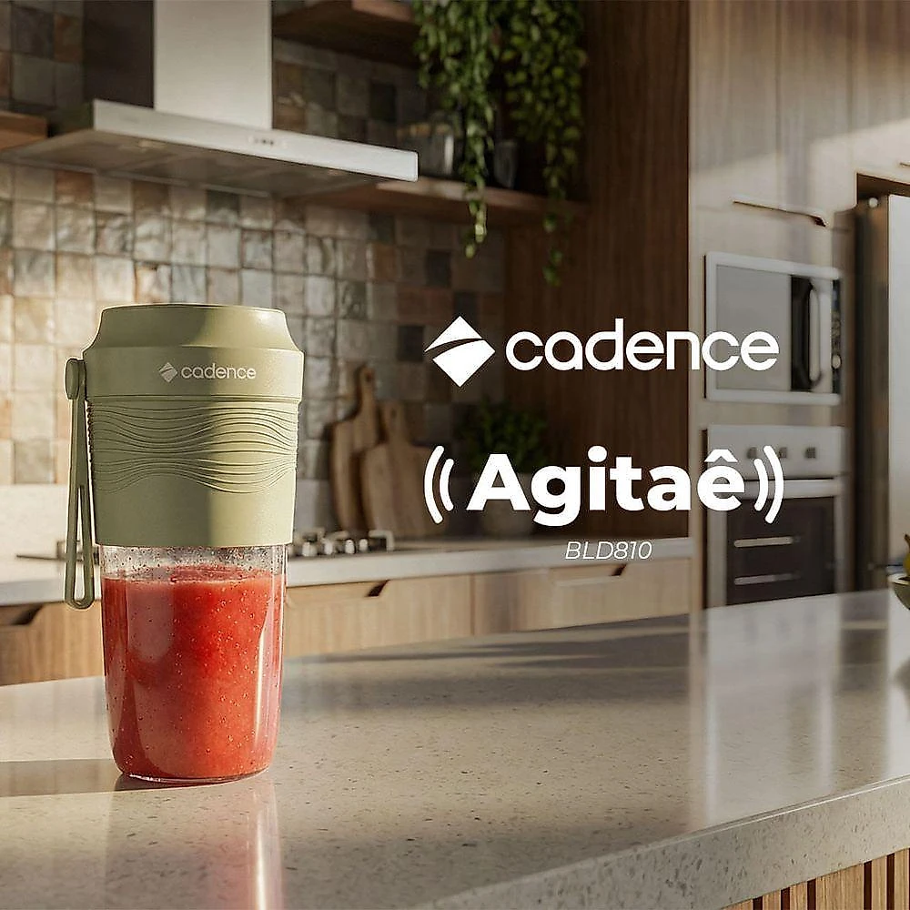 Blender Portátil Sem Fio Cadence Agitaê