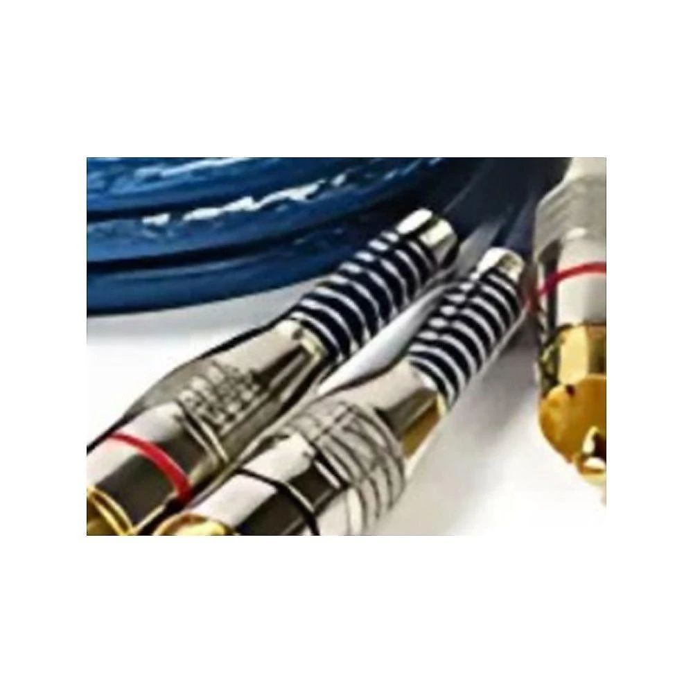 Cabo RCA NWT 2x2 Nwt Profissional Blindado Bivolt Azul 3m para Áudio de Qualidade