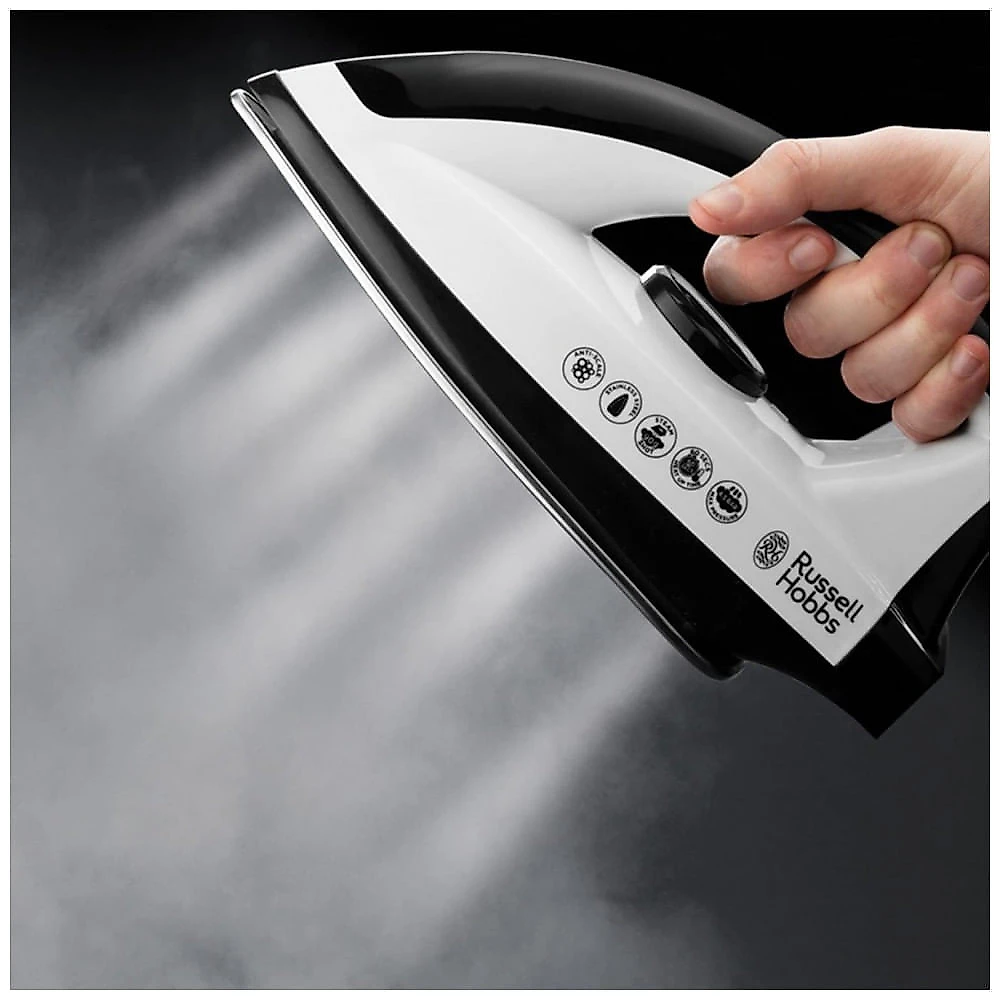 Ferro de Passar a Vapor Russell Hobbs RH24420 2400W Jato de Vapor 110g Antiaderente 220V
