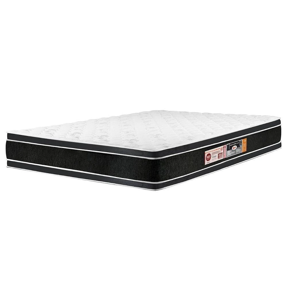 Colchão Casal Double Face Black & White Air D33 138x188x27cm - Castor