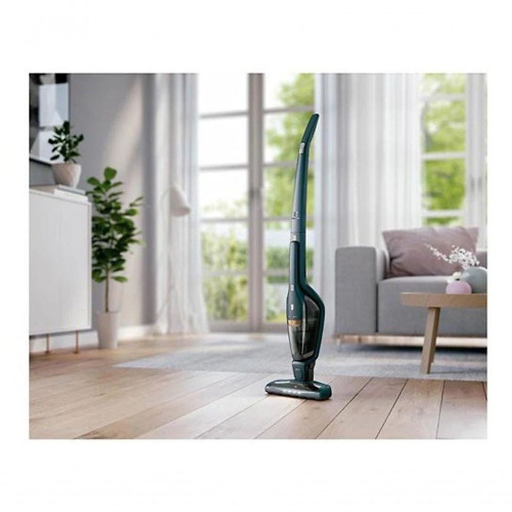 Aspirador De Pó Vertical Sem Fio Electrolux Ergo Rápido 2 Em 1 Luz Led Até 35 Min Azul ERG28 Bivolt