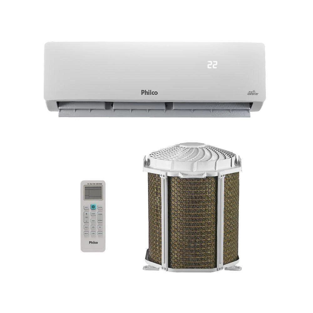 Ar condicionado split inverter philco 12000 btus quente e frio 220v pac12qc
