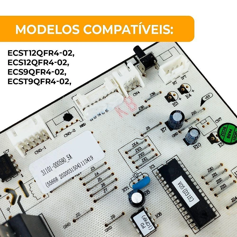 Placa Eletrônica Evaporadora 9.000 E 12.000 Btus Agratto Original