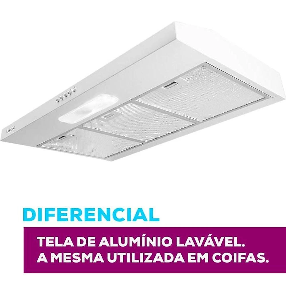 Depurador E Exaustor De Ar Slim 80 Cm Brancosuggar 220V