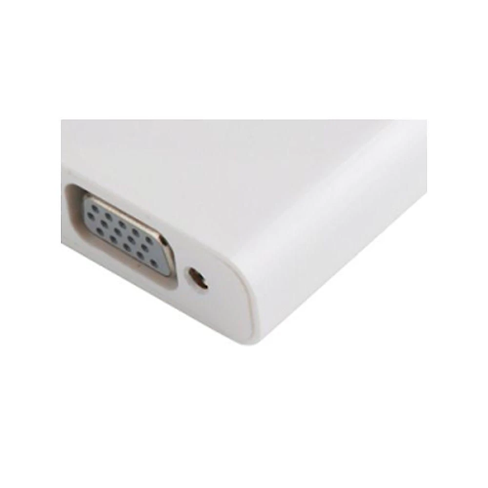 Cabo Adaptador Mini Display Port para VGA 15CM Plug And Play Mini Displayport Macho para VGA Fêmea
