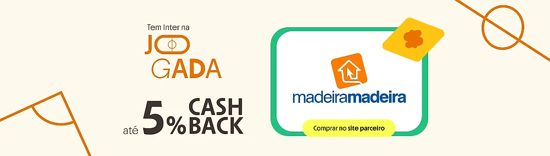 MADEIRAMADEIRA COM ATÉ 5% DE CASHBACK