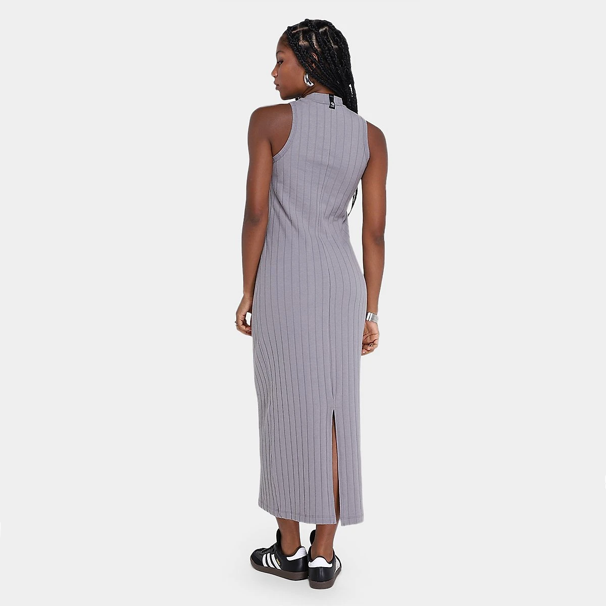 Miniatura Vestido Colcci Canelado Cinza - G