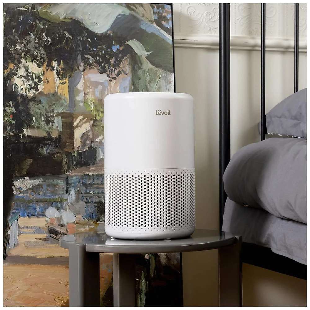 Purificador de Ar 3 em 1, para Ambientes até 85m² com Controle por APP e Silencioso que Remove Fumaça, Poeira e Mofo, 110V 26W, LEVOIT, Branco 110v