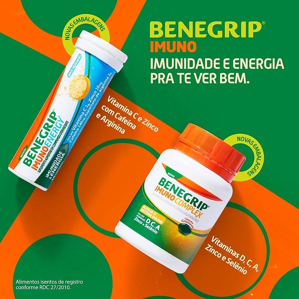 Benegrip Imuno Complex 60 Capsulas