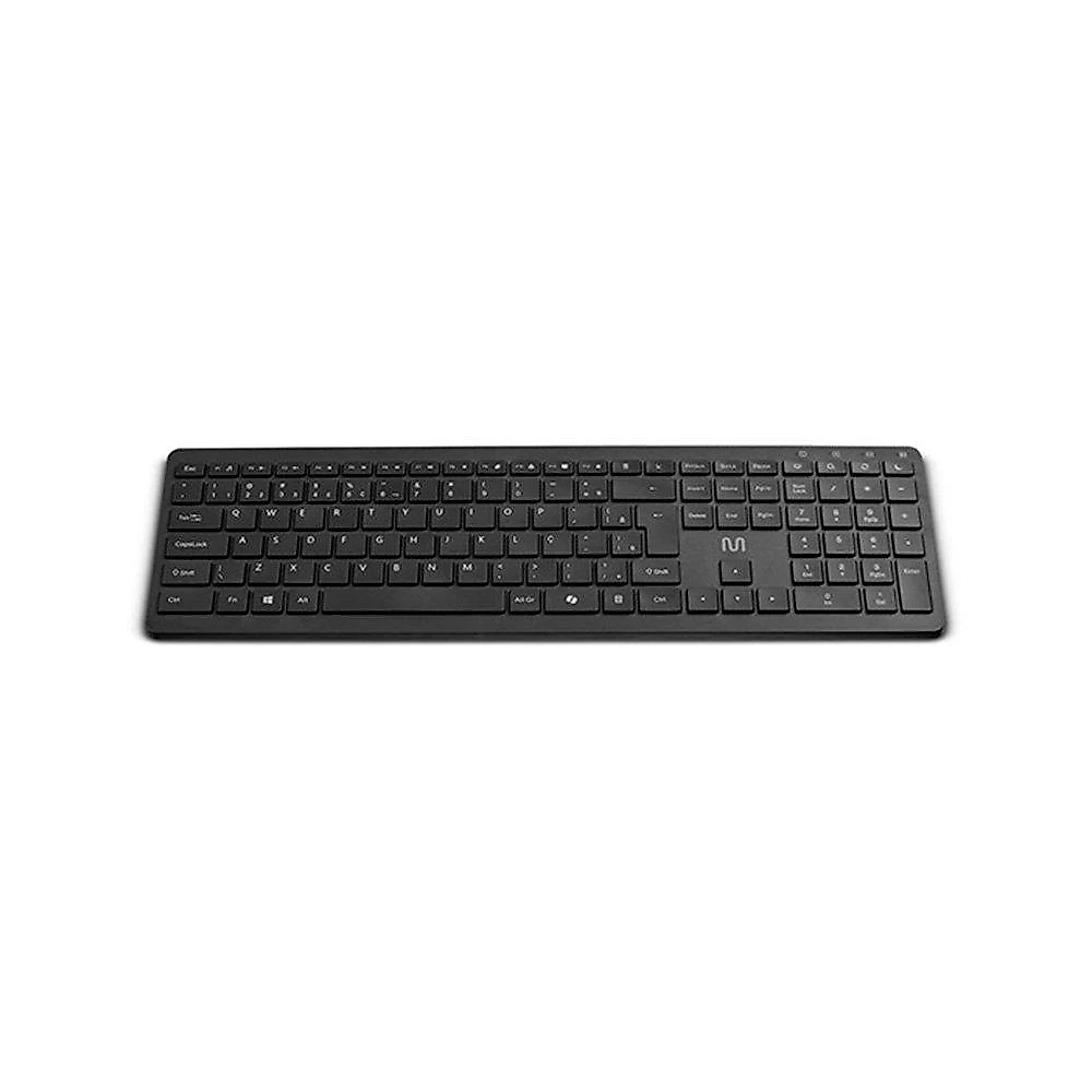 Kit Teclado e Mouse Sem Fio Multilaser CS1100, USB 2.4GHz, DPI Ajustável, Clique Silencioso, ABNT2, Preto - TC402