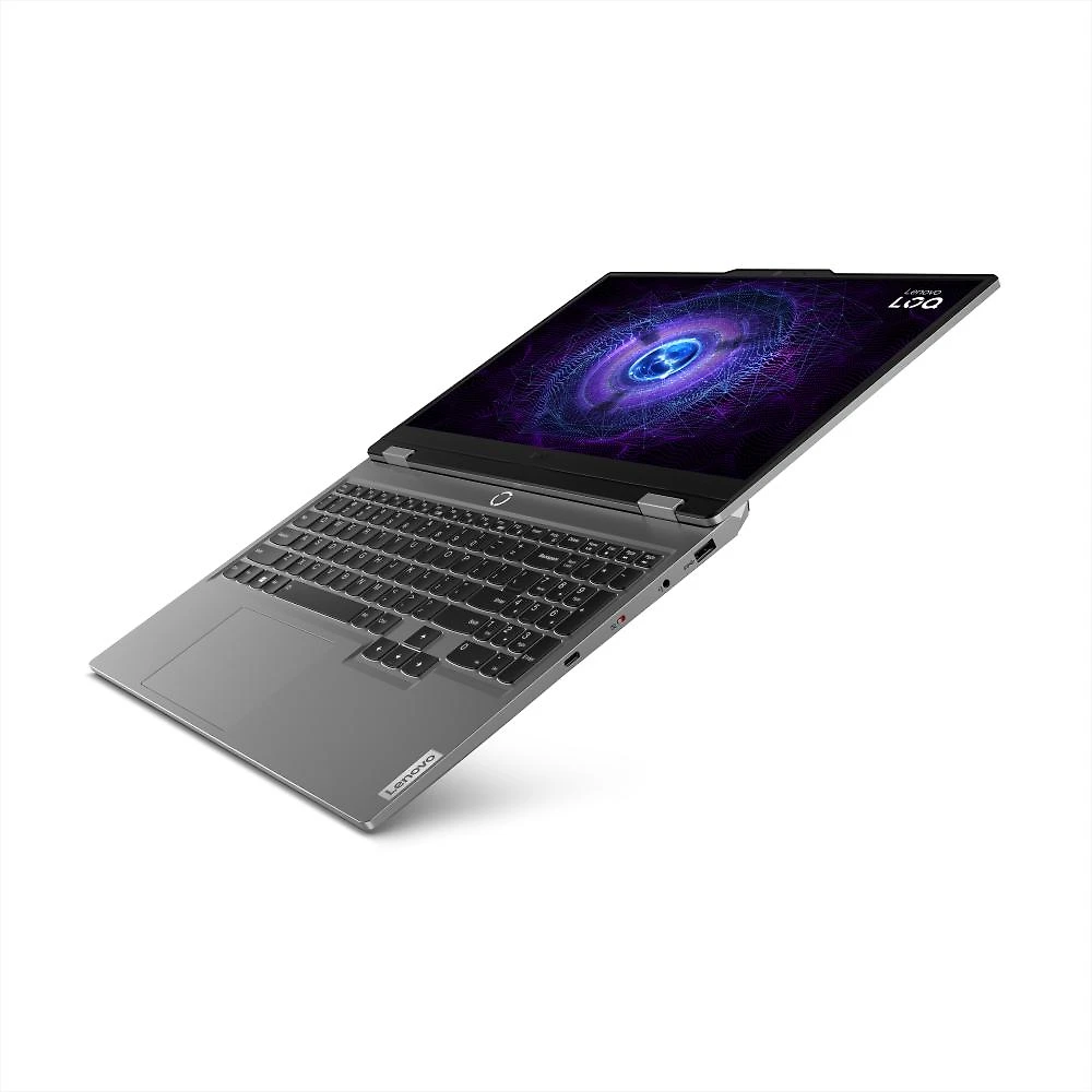 Notebook Gamer Lenovo LOQ 15IRX9 Intel Core i5-13450HX 16GB 512GB SSD RTX 3050 Linux 15.6" - 83KHS00200 Luna Grey