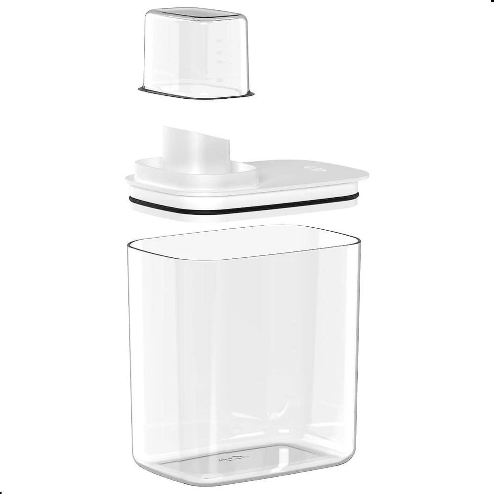Dispenser de Sabão com Dosador Dispenser Flow Plástico Resistente Branco 1,5L Ou webcontinental-7908466051020