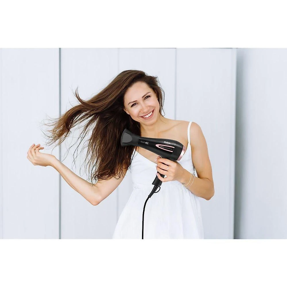 Secador De Cabelo Com íons Tourmaline 2100W Philco PSA3250 220V