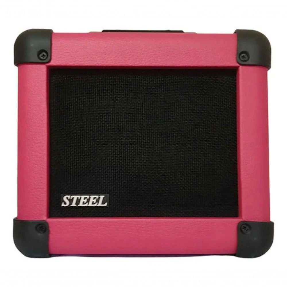 Amplificador Combo para Guitarra Steel 20 com 15W RMS Portabilidade Rosa Performance Sound