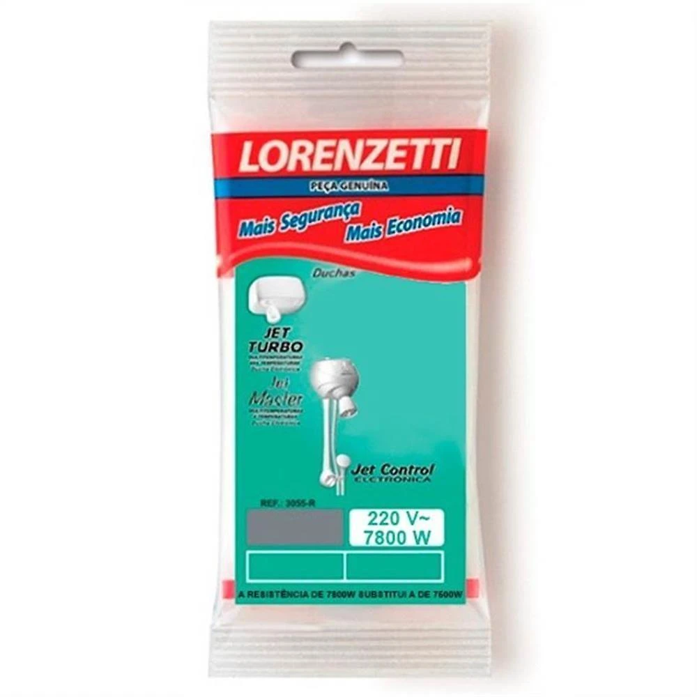 Resistência Lorenzetti Jet Turbo 3055-R Chuveiro 7800W 220V