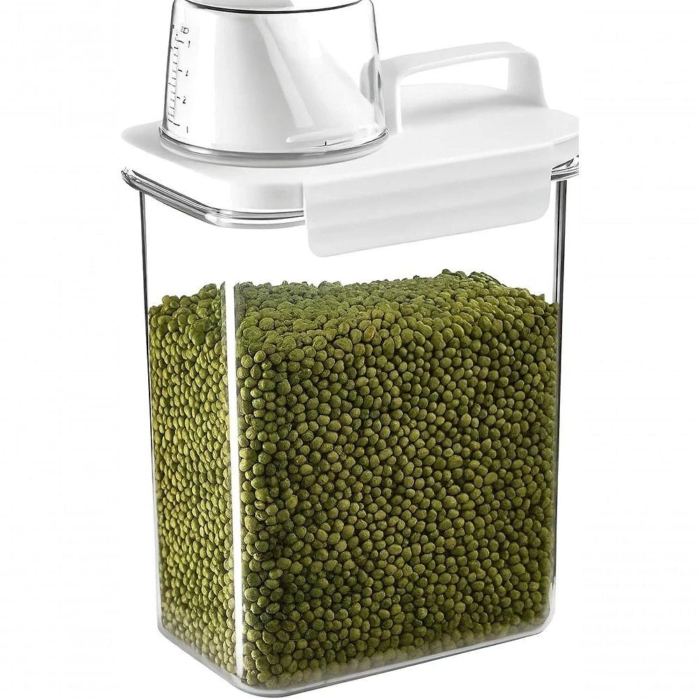 Pote Hermético Dispenser Premium 2L com Tampa Trava e Copo Medidor