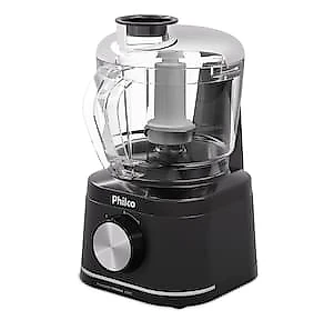 Processador de Alimentos Philco PMN04A 420W 500ml Trava de Segurança Preto 110V