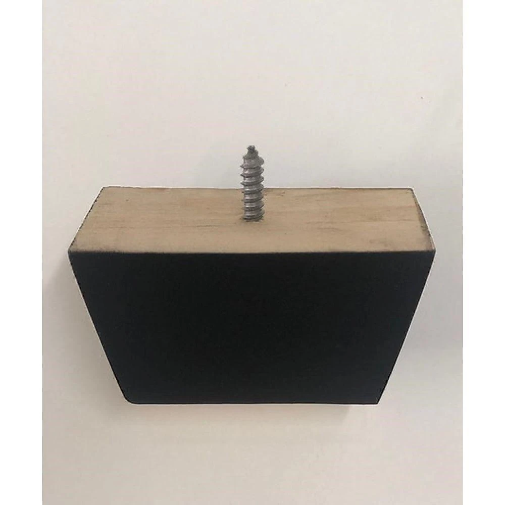 Pé Retangular Madeira Sofás Estofados 6cm Kit 14un