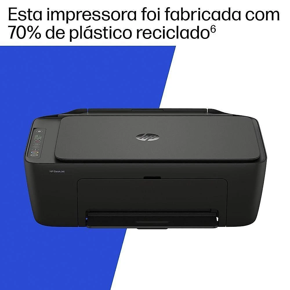 Impressora Multifuncional Deskjet Ink Advantage AJ4Y4A Colorida com Wi-Fi Preto HP