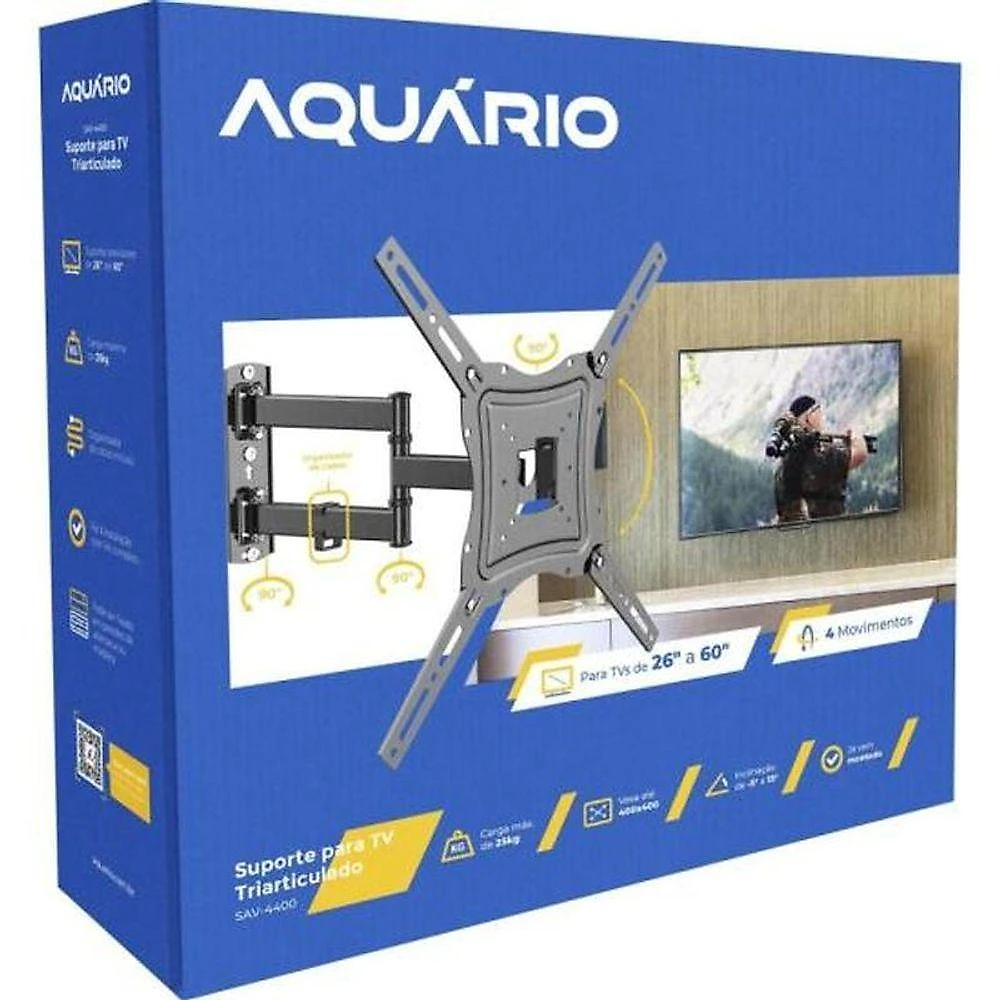 Suporte Triarticulado Para Tv Universal 26-60 Sav-4400