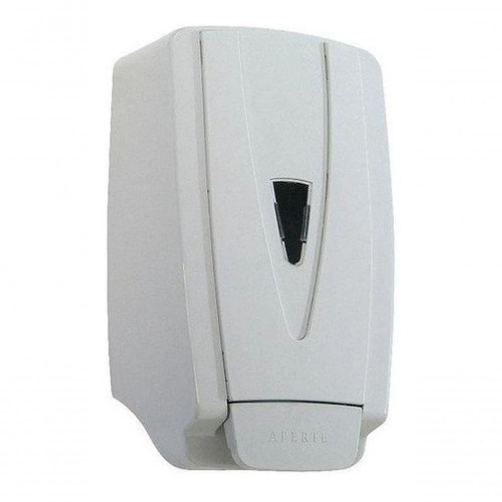 Saboneteira Unik Refil 800 ml V1B JSN em Plástico ABS com Visor Cristal para Parede Branco Higipack