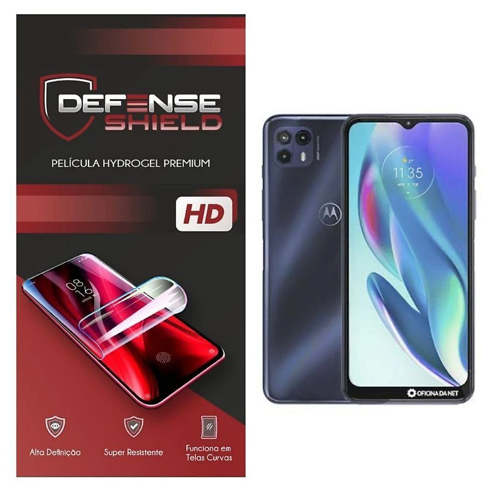 Pelicula Hydrogel Premium Para Moto G50 Proteção Frontal + Verso Defense Shield