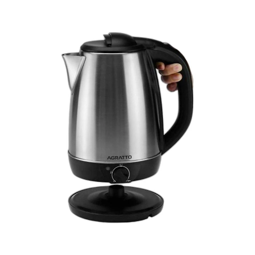 Chaleira Elétrica Agratto Aroma 2,2L Aço Inox 1000W 110V