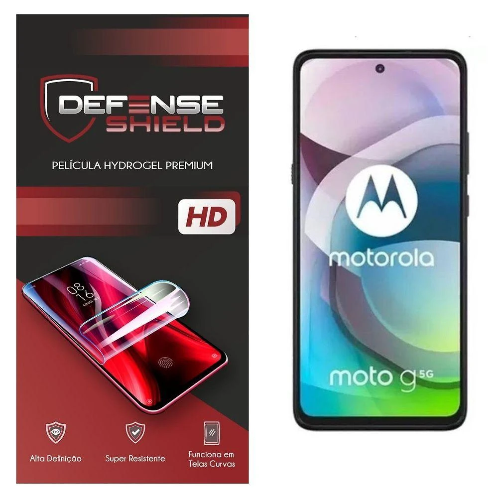 Pelicula Hydrogel Premium Proteção Frente + Verso Para Moto G 5g Defense Shield