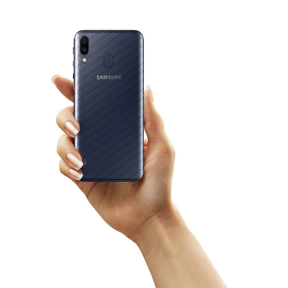 Película Traseira De Fibra De Carbono Transparente Para Samsung Galaxy M20 - Gorila Shield