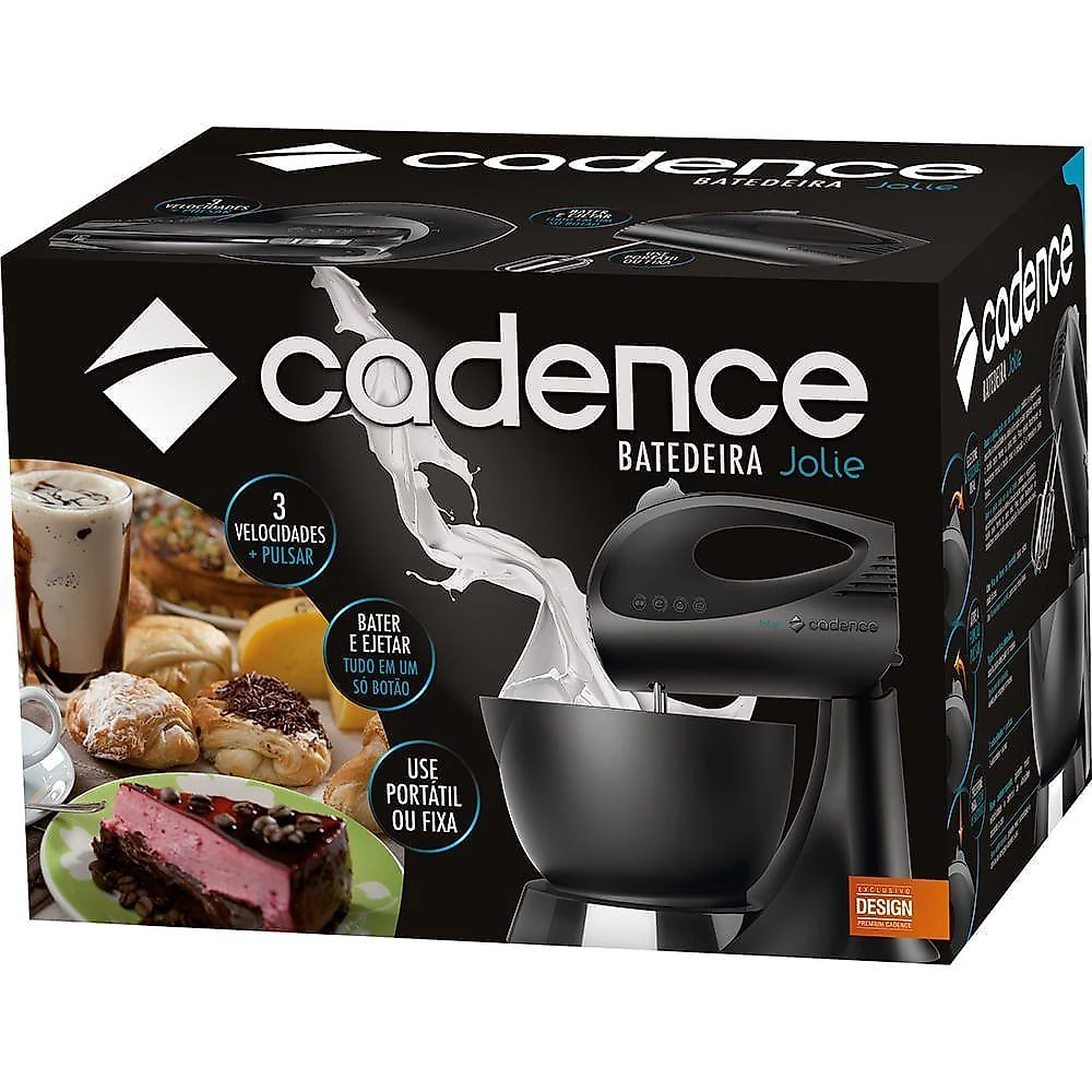 Batedeira Jolie Cadence Preta 110V